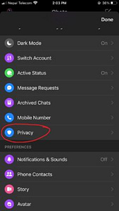 Privacy in Messenger